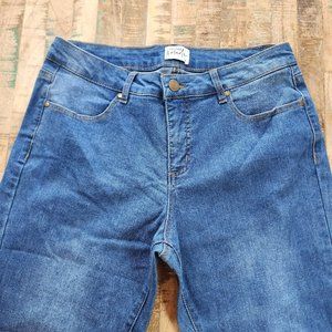 Measure & Made Medium Wash Ankle Jeans - Fitlogic Technology - 64% Cotton Blend